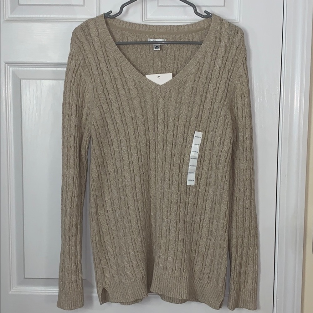 NWT Cable Knit Croft&Barrow Sweater